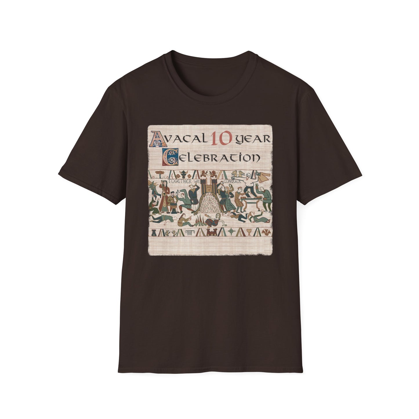 Bayeux Softstyle Avacal 10 Year Celebration Unisex T-Shirt