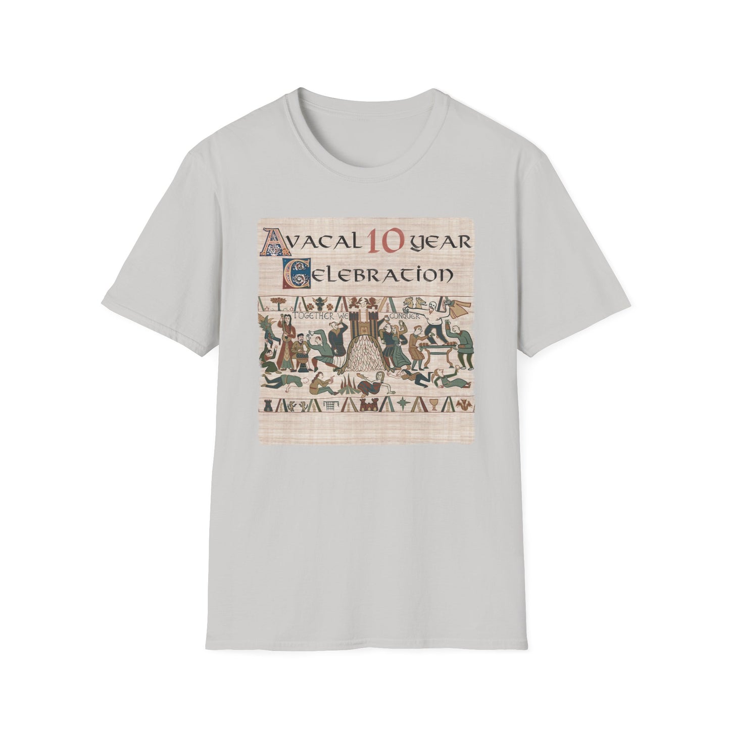 Bayeux Softstyle Avacal 10 Year Celebration Unisex T-Shirt