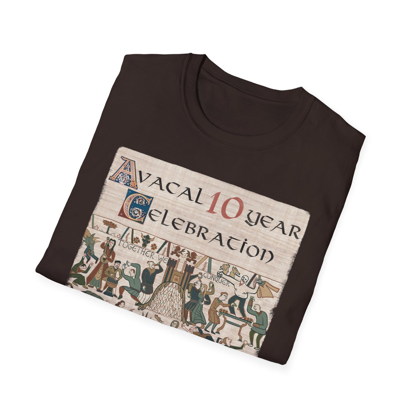 Bayeux Softstyle Avacal 10 Year Celebration Unisex T-Shirt