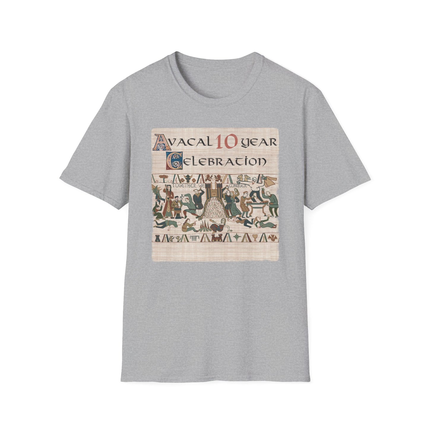 Bayeux Softstyle Avacal 10 Year Celebration Unisex T-Shirt