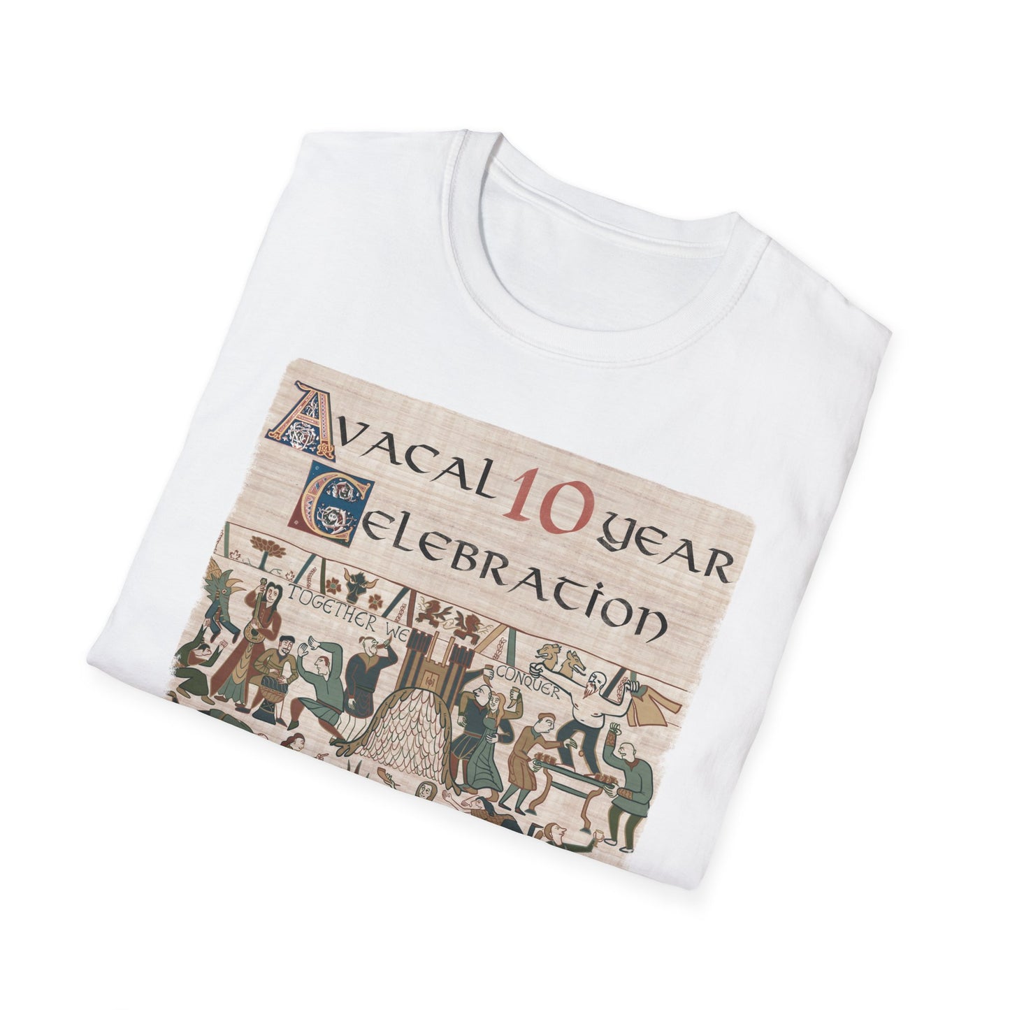 Bayeux Softstyle Avacal 10 Year Celebration Unisex T-Shirt
