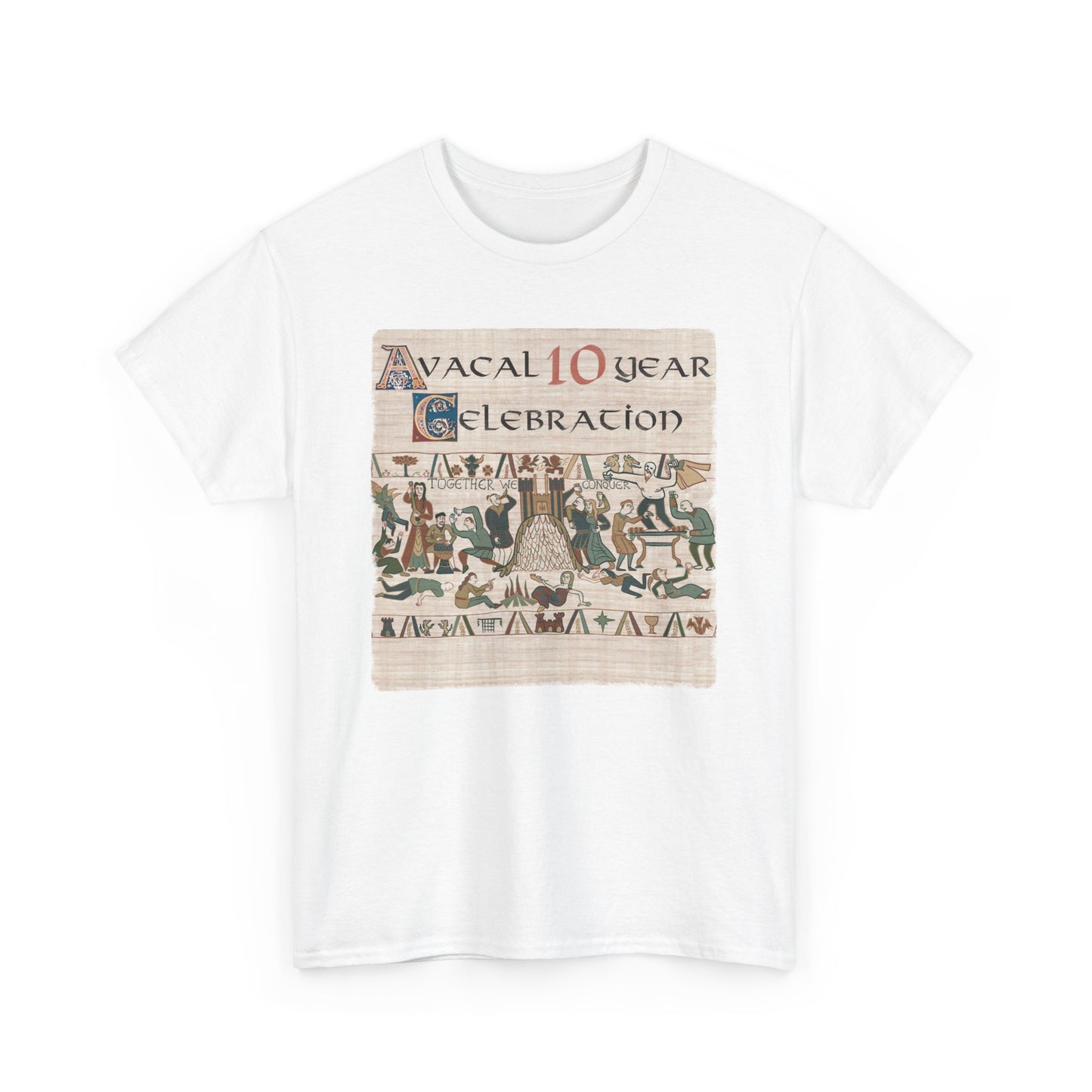 Bayeux Heavy Cotton Avacal 10 Year Celebration Tee