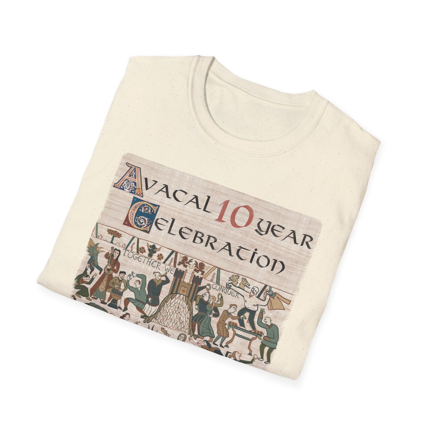 Bayeux Softstyle Avacal 10 Year Celebration Unisex T-Shirt