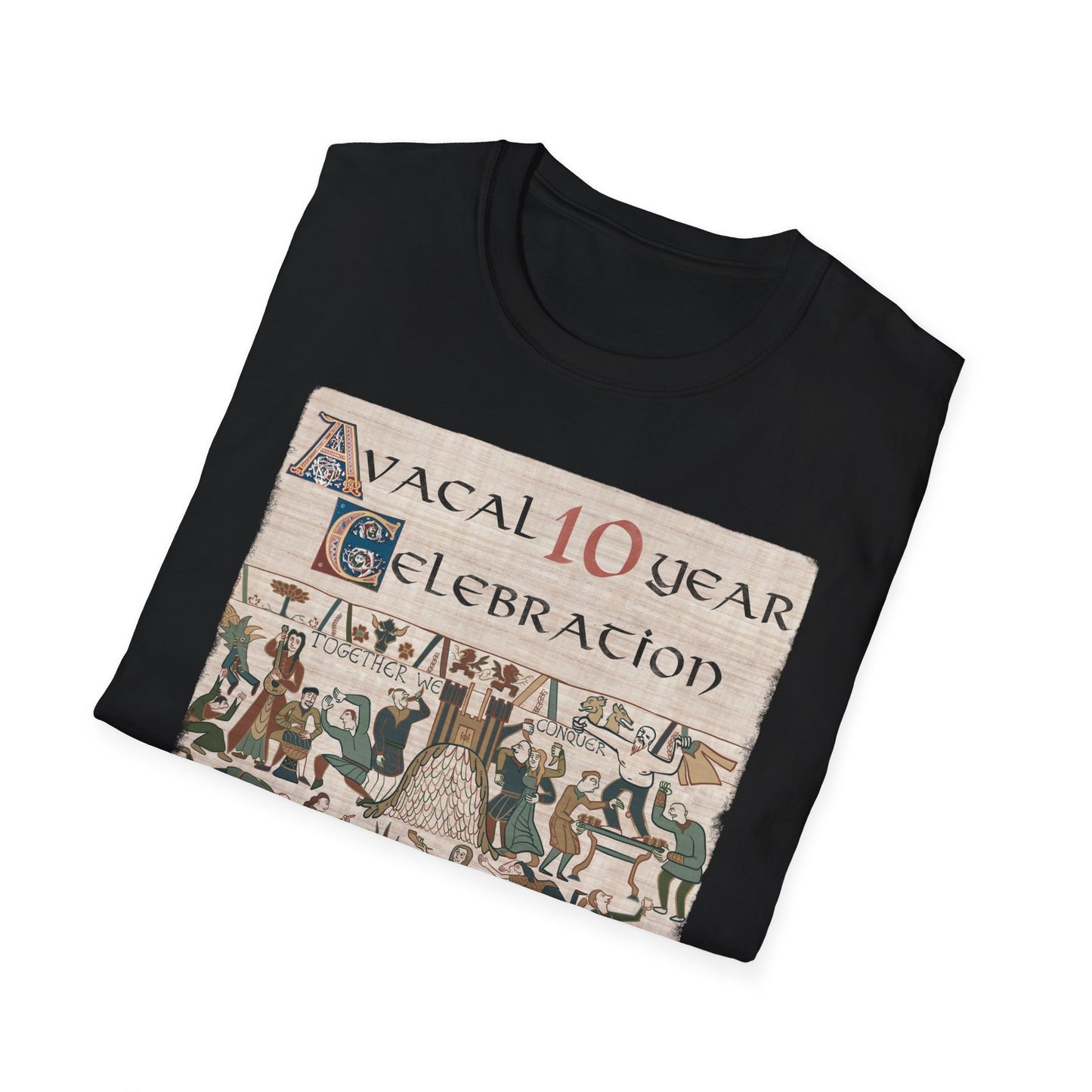 Bayeux Softstyle Avacal 10 Year Celebration Unisex T-Shirt