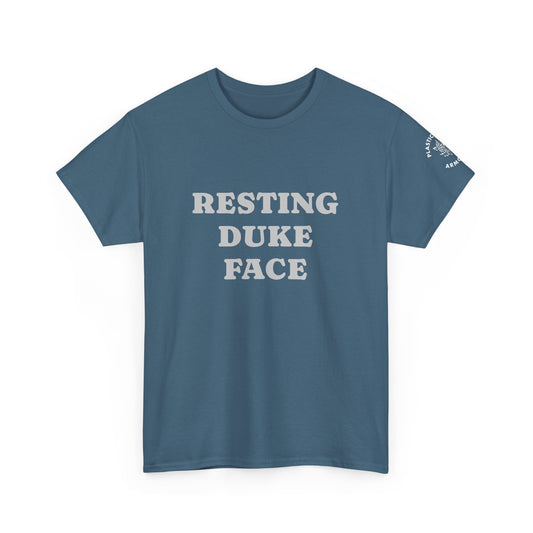 Resting Duke Face Unisex Heavy Cotton Tee - U.S. Printed