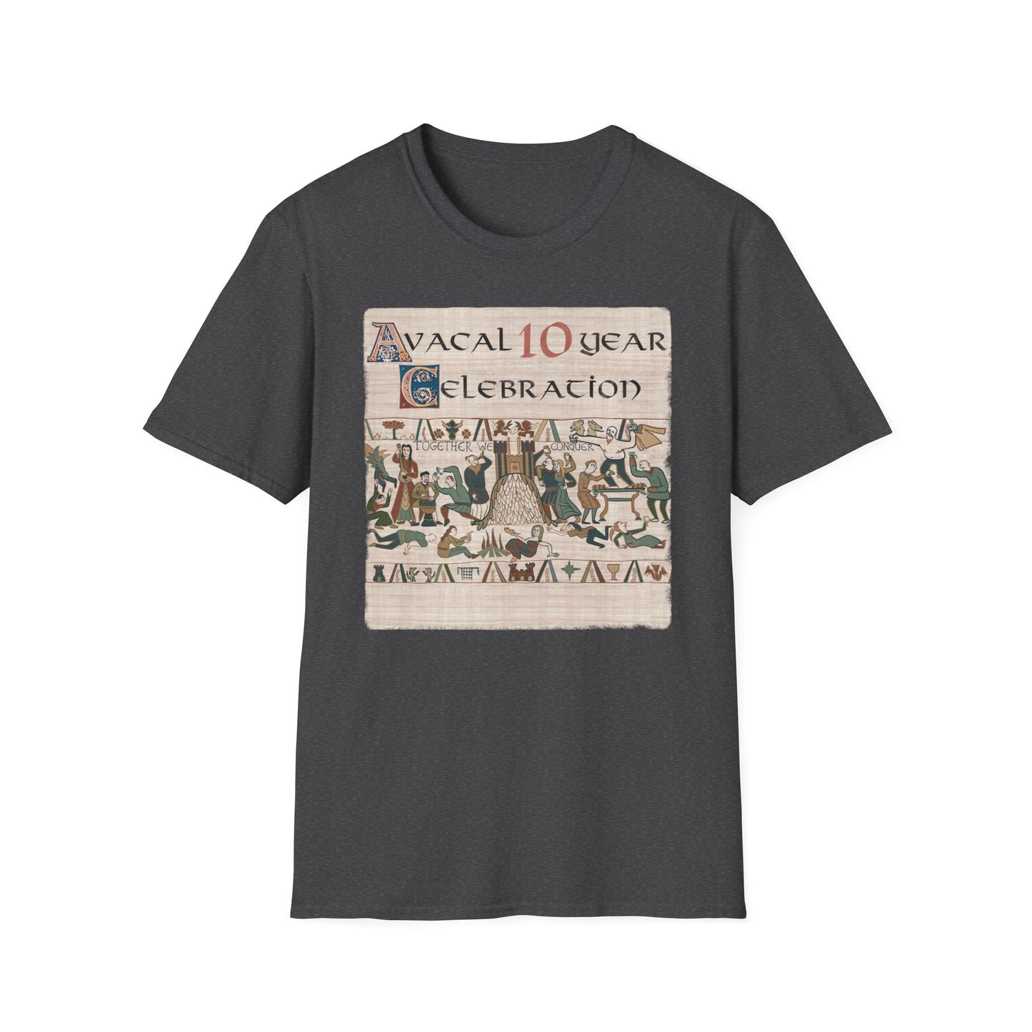 Bayeux Softstyle Avacal 10 Year Celebration Unisex T-Shirt