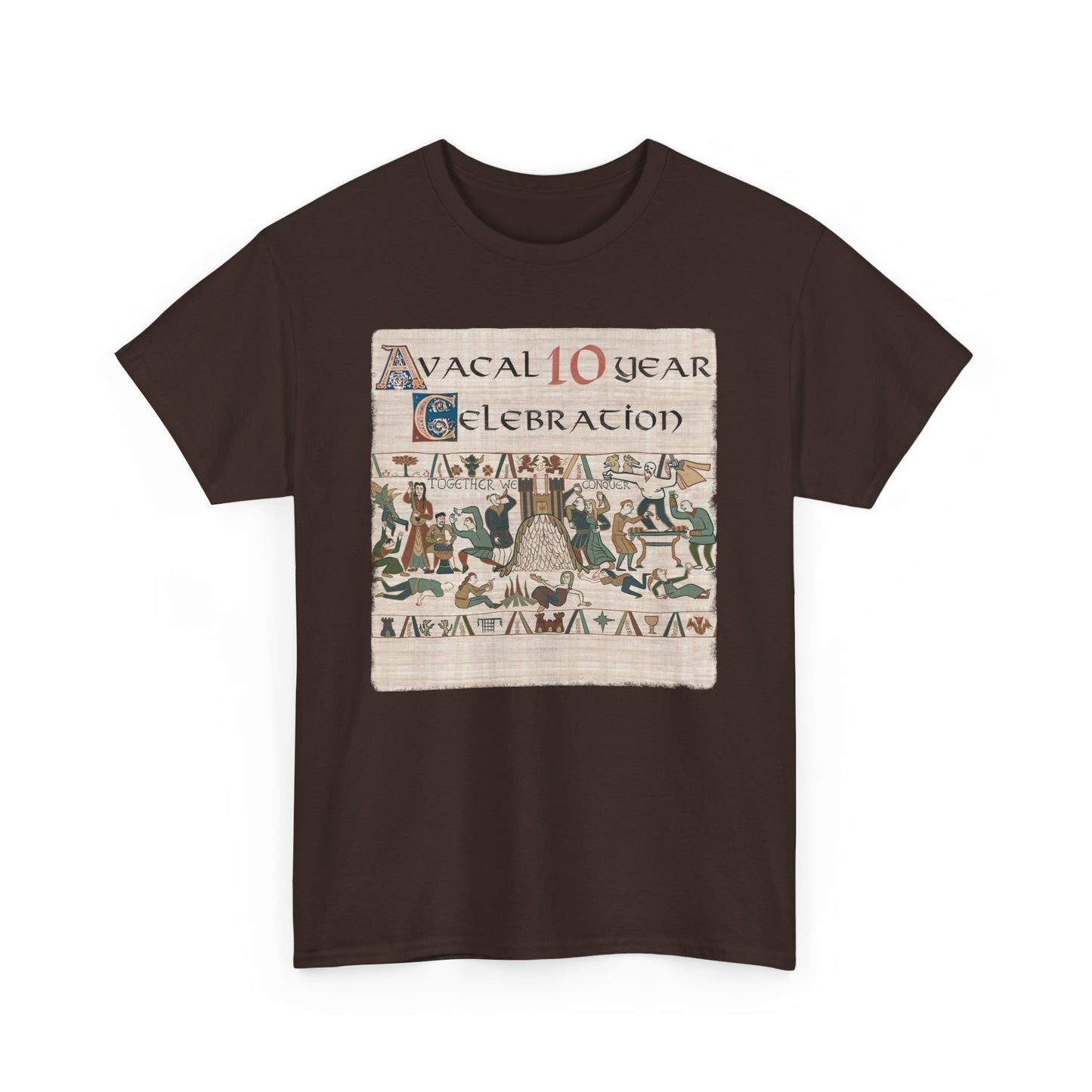 Bayeux Heavy Cotton Avacal 10 Year Celebration Tee