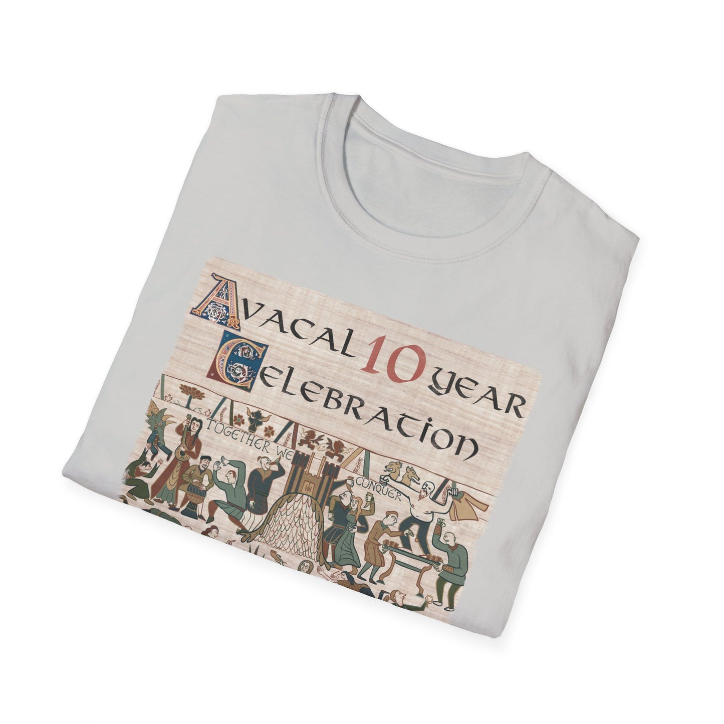 Bayeux Softstyle Avacal 10 Year Celebration Unisex T-Shirt