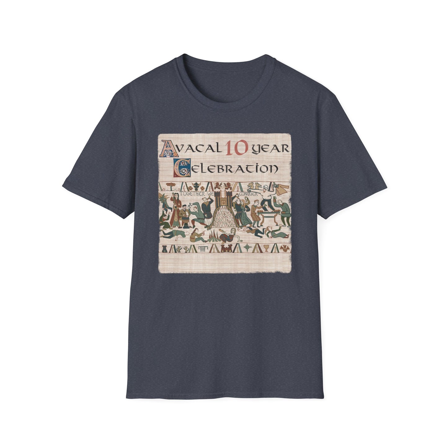 Bayeux Softstyle Avacal 10 Year Celebration Unisex T-Shirt