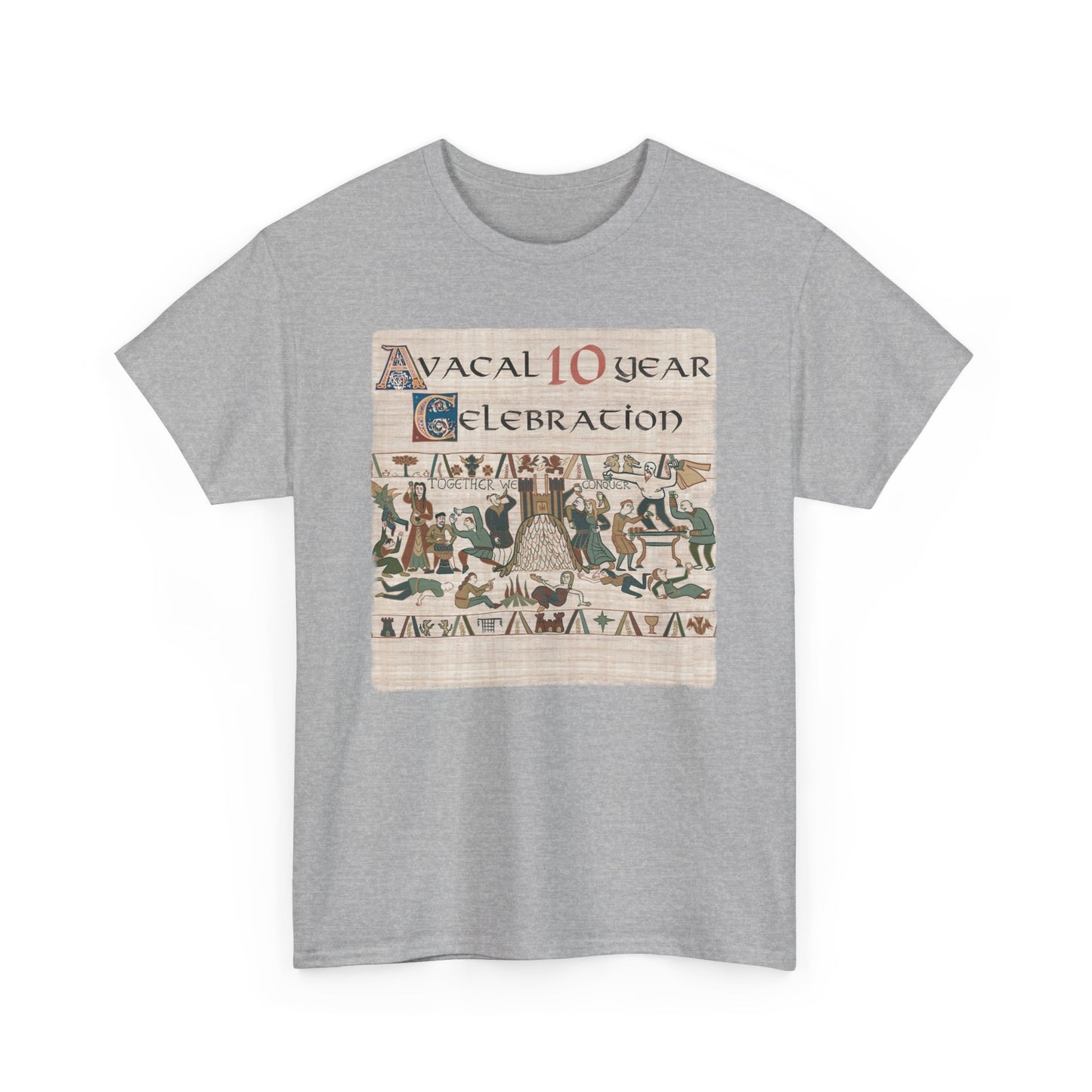 Bayeux Heavy Cotton Avacal 10 Year Celebration Tee