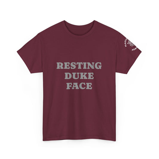 Resting Duke Face Unisex Heavy Cotton Tee - Canadian Printer