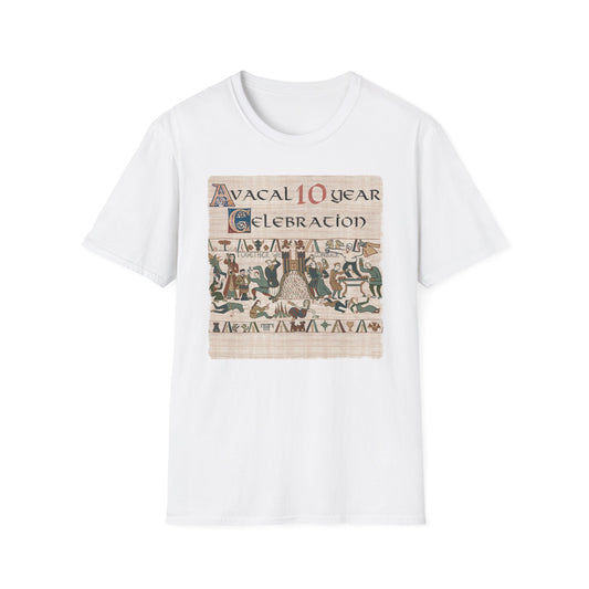 Bayeux Softstyle Avacal 10 Year Celebration Unisex T-Shirt