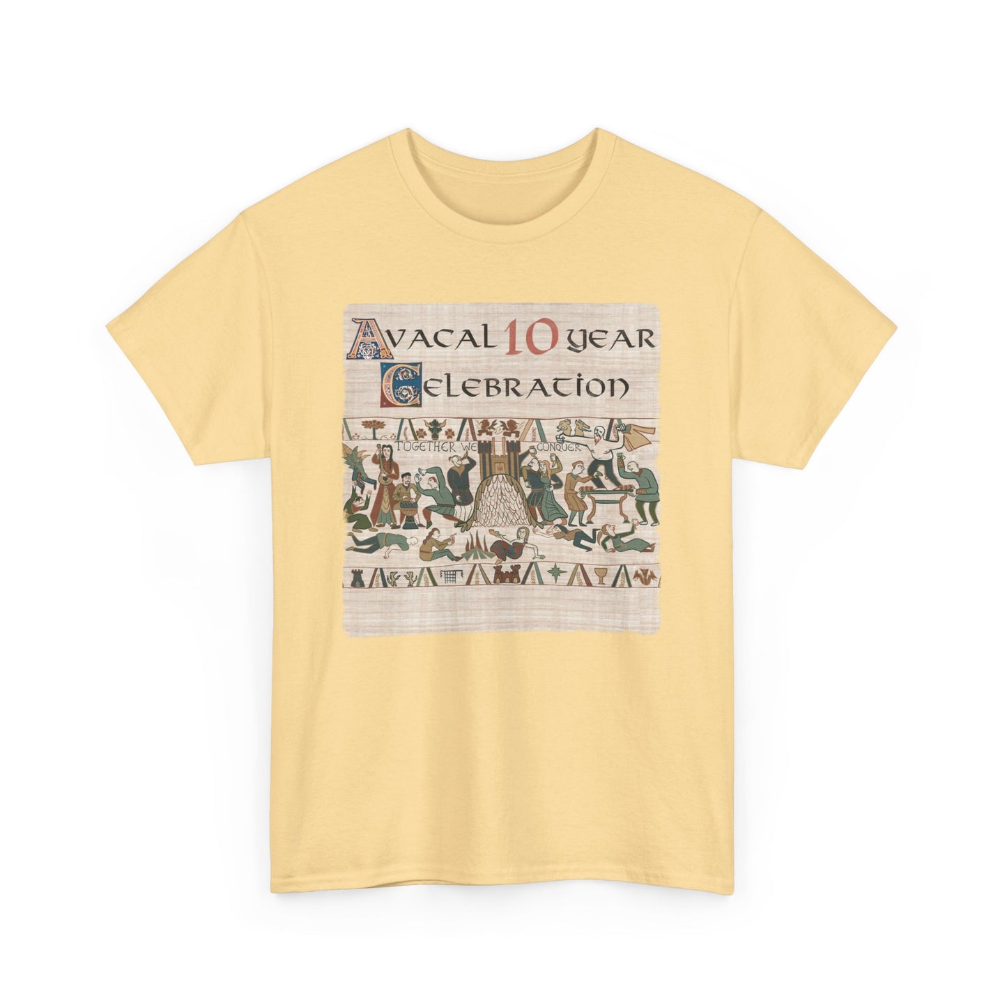 Bayeux Heavy Cotton Avacal 10 Year Celebration Tee