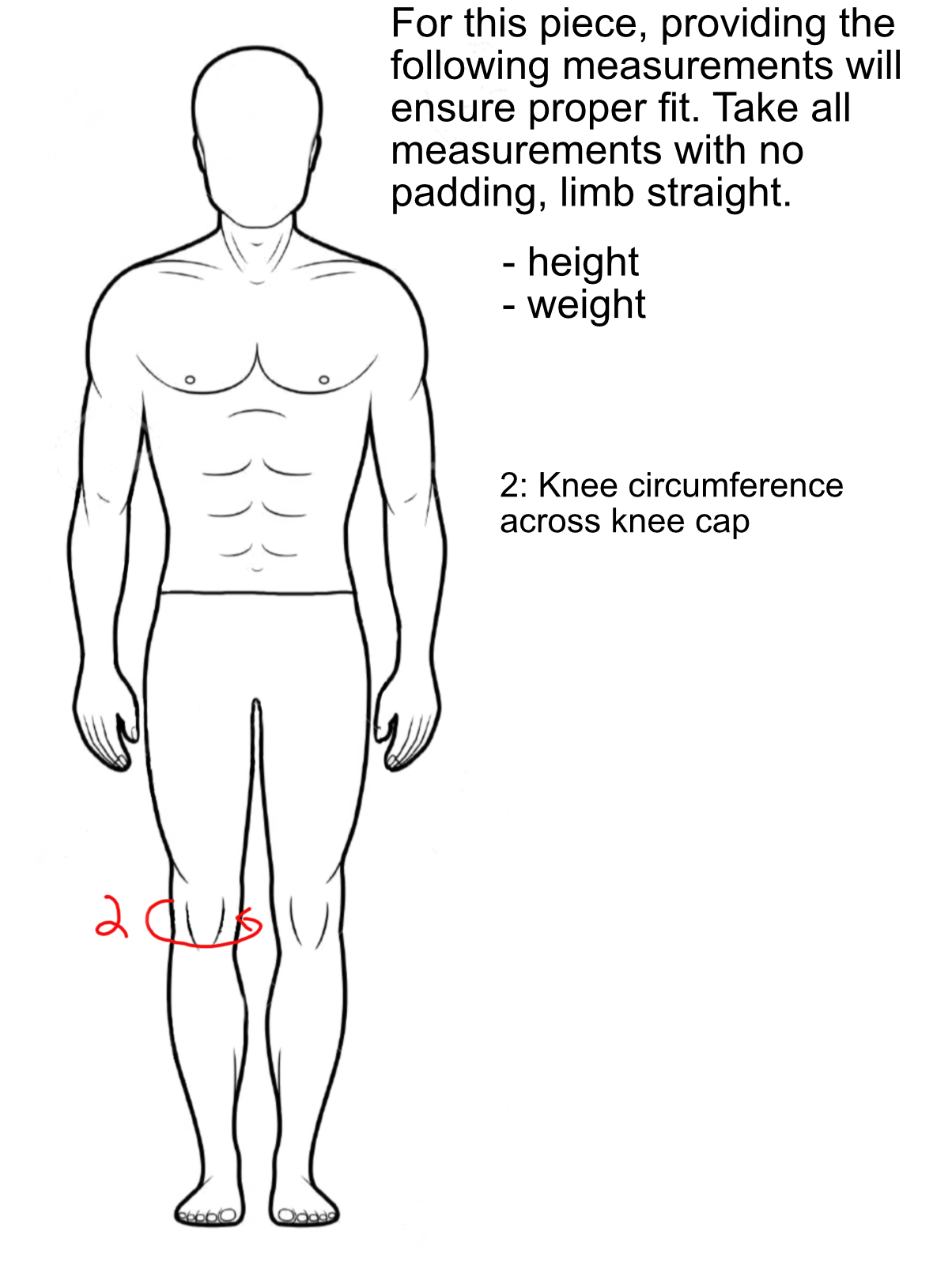 Simple Knee Cop - Pair